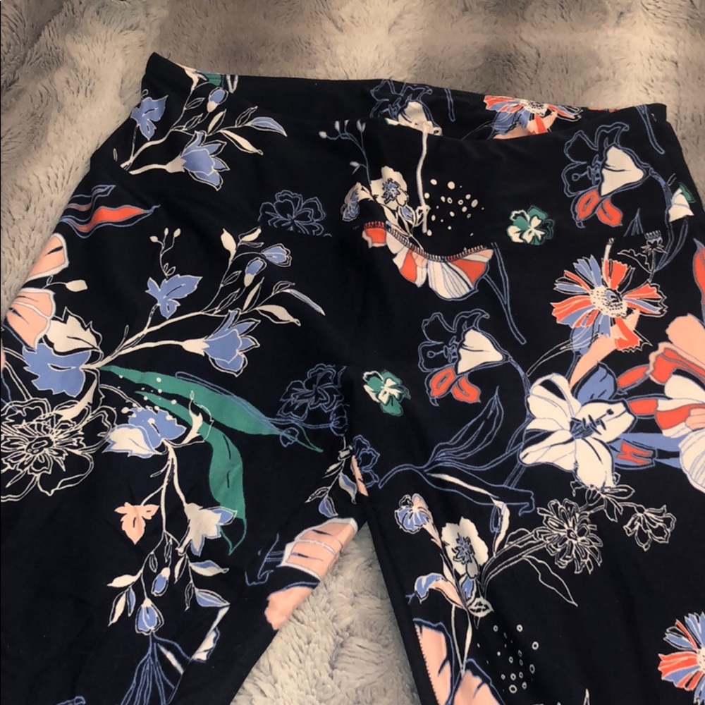 Floral yoga pants